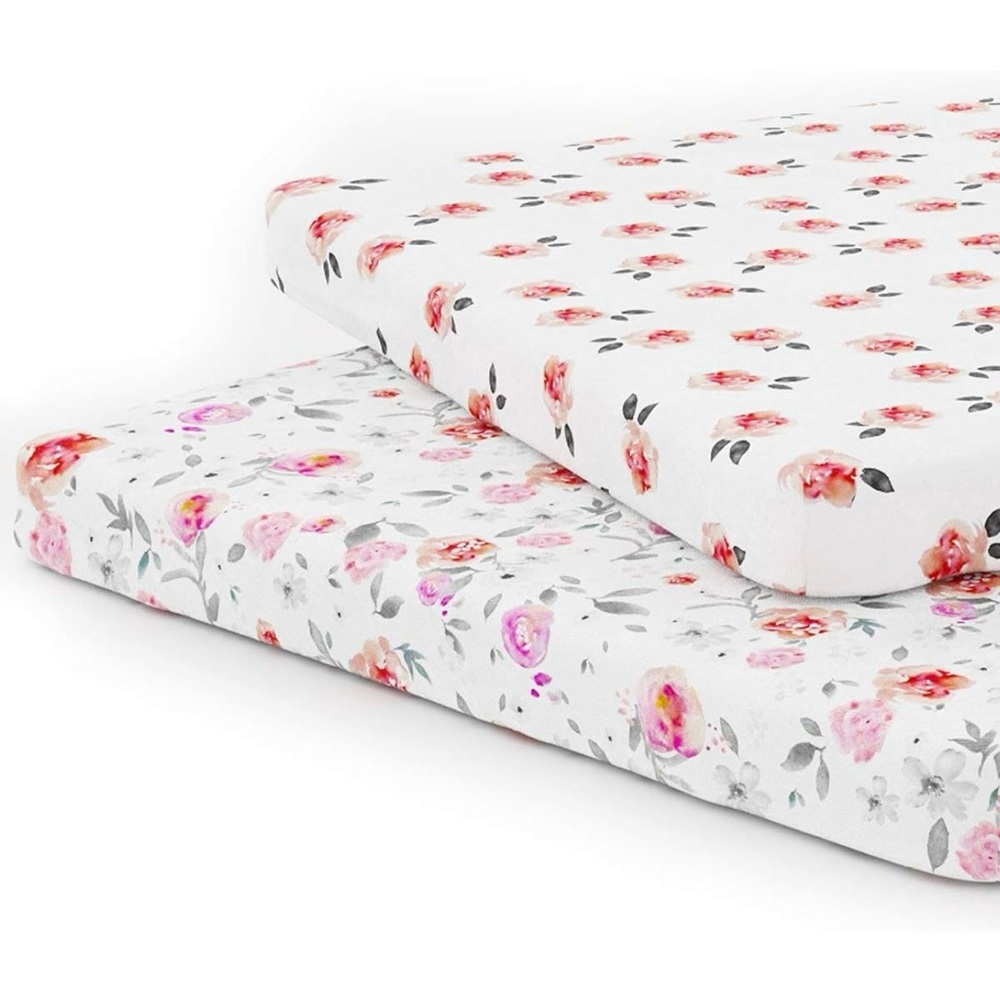 Pack n play and bassinet sheets. Matching set.
